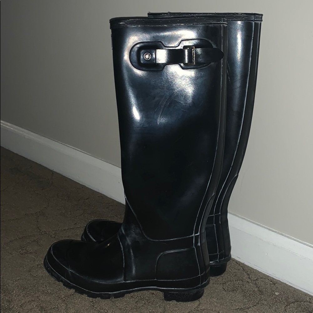 Hunter boots black